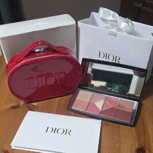 Dior Red Cosmetic Palette with Mirror